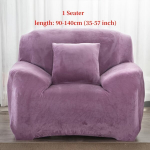 Tampri sofa užvalkalas, vientisos spalvos sofos apsauga.,  &Scaron;viesiai violetinė