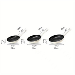1vnt. Nelimpančios Granitinės Keptuvės Indukcijai 24/26/28 cm, 11 colių 28 cm