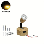 LED skaitymo &scaron;viestuvas su USB, 3W &scaron;ilta &scaron;viesa