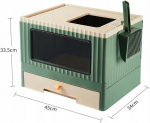 Kačių kraiko dėžutė Fluxar home, LB-1016, 45 cm x 34 cm x 33,5 cm