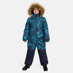 Huppa Vaikų žieminis kombinezonas WILLE 2, navy pattern/ navy