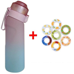 Air Water Up Bottle Vandens butelis - 650 ml - Yra 7 skoniai - Camping Sports Gradient Blue