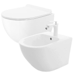Klozetas Rea Carter White + Bidė CARTER MINI