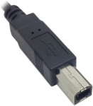 Xiwai kairės pusės kampu 90 laipsnių micro usb otg į standartinį b tipo spausdintuvo skaitytuvo standžiojo disko kabelį 60cm
