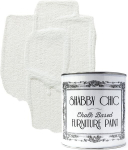 Shabby Chic kreidiniai dažai baldams, matinis pavir&scaron;ius, kreidinė balta, 250 ml