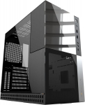 Geometric Future M4 Caliburn Mid/mini Tower E-atx/atx žaidimų kompiuterio korpusas su vertikaliu oro tunelio dizainu, Type-c jungtimi ir vertikaliu Gpu laikikliu Geo-m4-cal