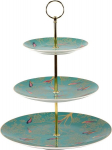 Sara Miller for Portmeirion Chelsea trijų auk&scaron;tų tortinė-žalia, keraminė 280 x 280 x 60 cm