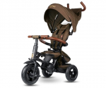 Qplay Rito Deluxe triratukas, rudas, 10-36 mėn.