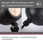 Paulmann 94770 led sodo prožektorius Kikolo Smart Home Zigbee Ip65 6.2 W 400 lm reguliuojamas 261 mm antracito spalvos Kst/aliuminis 2200&ndash;3000 K reguliuojama &scaron;iluma