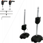 Telesteps Reguliuojamos saugos kojelės kopėčioms, skirtos tik produktams, idealios nelygiems pavir&scaron;iams, i&scaron;traukiamos iki 220 mm, 9190-209