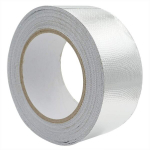 Thermoshield lipni aliuminio juosta, apsauganti nuo kar&scaron;čio, sustiprinta stiklo pluo&scaron;to tinkleliu, 50 mm x 25 m, atsparumas temperatūrai -30 ~ 120 &deg;c