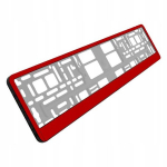 Raudonas numerio rėmelis skirtas Bmw 7 serijos E67 2000-2009 2001