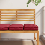 Pallet pagalvėlės 2 vnt Vyno raudona 40x40x8 cm Oxford medžiaga