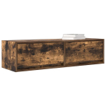 TV spintelė i&scaron; rūkytos ąžuolo 100x31x25,5 cm inžinerinė mediena