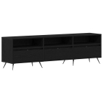 TV stovas Juodas 150x30x44,5 cm I&scaron; inžinerinės medienos