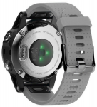 Pilkas silikoninis dirželis Garmin Fenix 6s Quick Fit