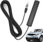 Automobilio radijo antena Fm, universali Fm automobilio radijo antenos stiklo antena su Din ki&scaron;tuku, 5 m ilginamasis laidas, antenos, priklijuojama prie stiklo antena automobiliui, sunkvežimiui, visureigiui, radijo ir stereo imtuvo tiuneriui