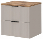 Vonios spintelė su stalvir&scaron;iu, sieninė, ka&scaron;myras ADEL 61 x 47 x 59 cm