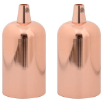 lempų laikikliai 2 vnt Rose Gold E27
