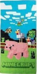 MINECRAFT vonios rank&scaron;luostis 70x140 žaidimų gerbėjui