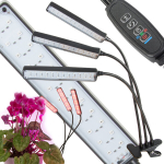 LED augalų lempa su USB auginimo panele, laikmatis, laikmatis, laikmatis, pritvirtinamas prie gėlių