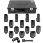 Ilgų smūginių galvučių rinkinys 3/4" 17-50mm 6-kampės