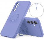 &bdquo;Ring&ldquo; Kickstand (TPU) dėklas - violetinis (Galaxy A35)