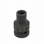 Smūginė 9mm 6-kampė 1/2" galvutė, Cr-mo plienas