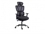 Žaidimų kėdė Black Red White Vixer, juoda