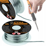 Lituoklio Alavas Rosfix Sn63Pb37 0,8 mm 500 g &ndash; Universalus, Su 2% Flux, Lydymosi Temperatūra 183&deg;C