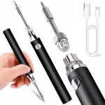 Belaidis lituoklis &ndash; Kompakti&scaron;kas, 3 temperatūros režimai, 15W, USB-C įkrovimas