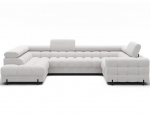Sofa-lova Eltap Fectory, 205x346x93 cm, balta