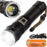 Taktinis karinis Bailong LED CREE XHP160 žibintuvėlis