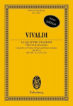 Die vier Jahreszeiten: Konzerte. op. 8/1-4. RV 269, 315, 293, 297 / PV 241, 336, 257, 442. Violine, Streicher und Basso continuo. Studienpartitur., Die vier Jahreszeiten: Konzerte. op. 8/1-4. RV 269, 315, 293, 297 / PV 241, 336, 257, 442. Violine, St ...
