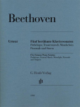 F&uuml;nf ber&uuml;hmte Klaviersonaten op. 13, op. 26, op. 27 Nr. 2, op. 28 und op. 31 Nr. 2: Instrumentation: Piano solo, F&uuml;nf ber&uuml;hmte Klaviersonaten op. 13, op. 26, op. 27 Nr. 2, op. 28 und op. 31 Nr. 2: Instrumentation: Piano solo