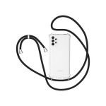 Juoda suspensinė dėklas su virve Samsung Galaxy A23 4G / A23 5G / M23