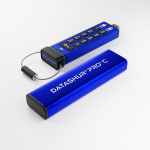 USB laikmena Istorage Datashur Pro+ C 128gb Usb 3.2 Type-c, 256-bit Aes