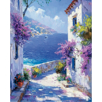 Deimantinė mozaika Viduržemio jūros svajonė LG370e, 40x50 cm