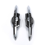 2 vnt Suzuki Intruder plastikiniai benzino bako lipdukai