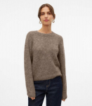 Vero Moda moteri&scaron;kas megztinis 10320495*02, smėlio spalvos
