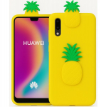 &bdquo;Squezy&ldquo; Pineapple kieto silikono (TPU) dėklas - geltonas (P20)