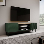 TV staliukas Cama Meble Isla, žalios/&scaron;viesaus ąžuolo spalvos