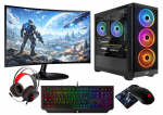 Kompiuteris VIST KIT RGB Ryzen 5 3600 RX 7600 64GB SSD 1TB WIFI W11 LCD 24''