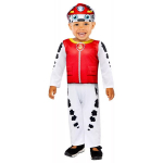 Karnavalinis kostiumas Paw Patrol Marshall, raudonas/baltas
