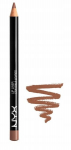 Lūpų pie&scaron;tukas NYX Slim Lip Pencil Nude Truffle kreminis ilgai i&scaron;liekantis rudas