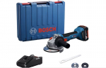 Akumuliatorinis kampinis &scaron;lifuoklis Bosch GWS 18V-8 Professional, 18 V, su akumuliatoriumi