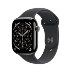 Apple Watch Series 11&nbsp;GPS + Cellular 46mm&nbsp;Slate Titanium Case with Black Sport Band - M/L - MFD24ET/A