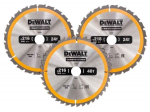 Dewalt pjūklų diskų rinkinys Construction, 250 x 30 mm (3 vnt.)