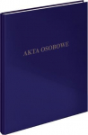 Vau-pe A4 segregator 20mm, 2 žiedai, mėlynas, 4 vnt.