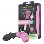 FURminator &scaron;ukos mažiems gyvūnams Undercoat DeSheeding Tool, 1 vnt, rožinės